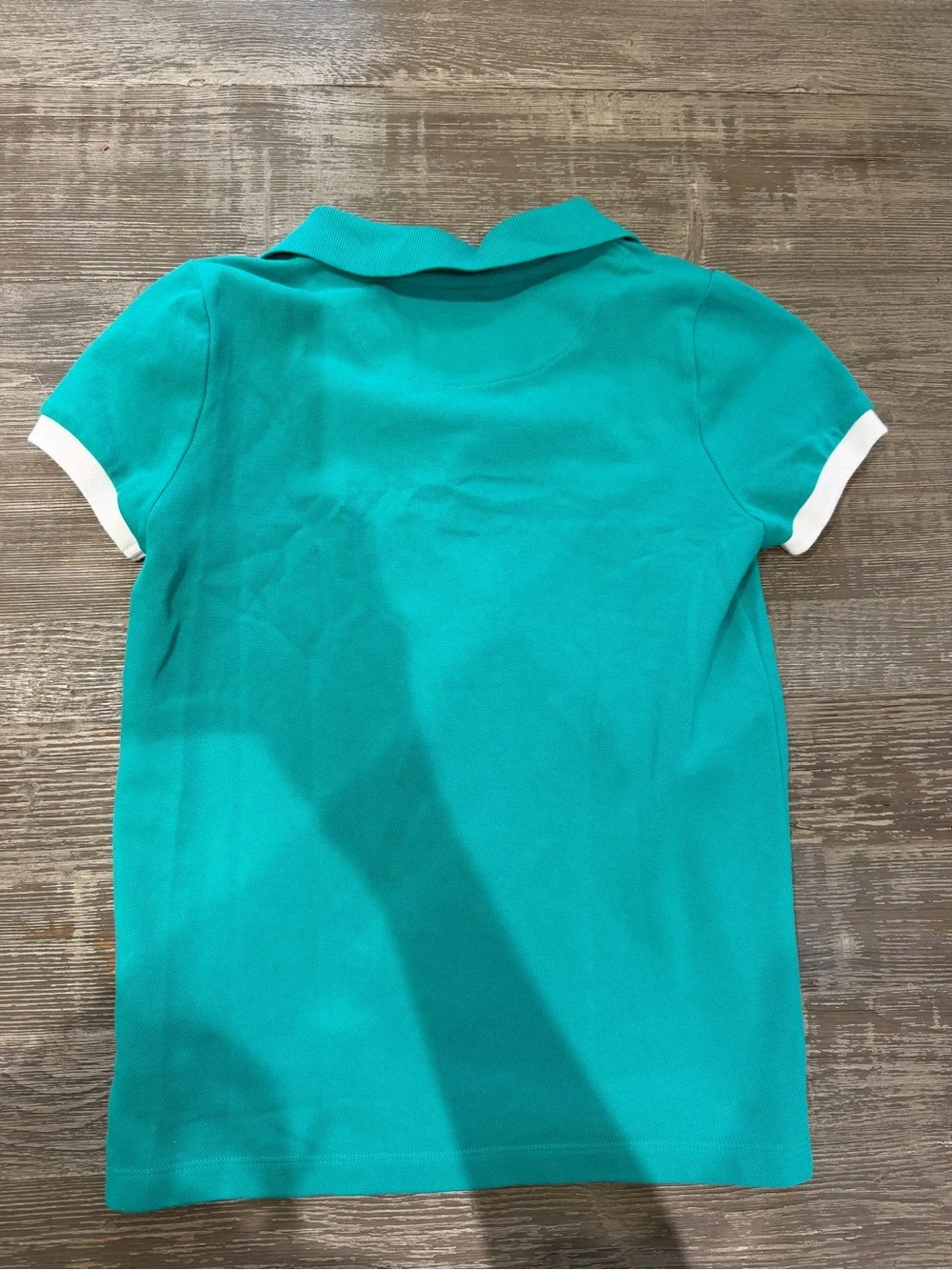 Vilebrequin Teal Polo-Style Swim Top with Navy Turtle Swim Trunks